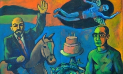 self-portrait-with-lenin